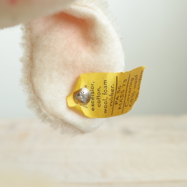 アンティーク シュタイフ お眠りヒツジ Steiff Floppy Lamby 28cm