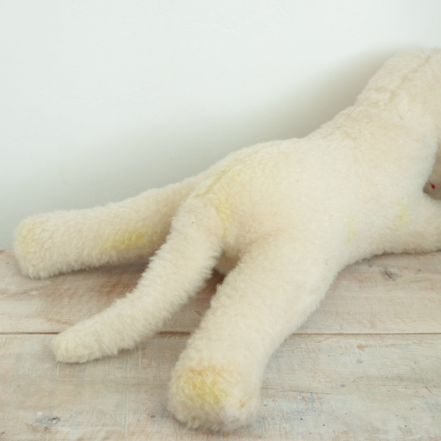 アンティーク シュタイフ お眠りヒツジ Steiff Floppy Lamby 28cm