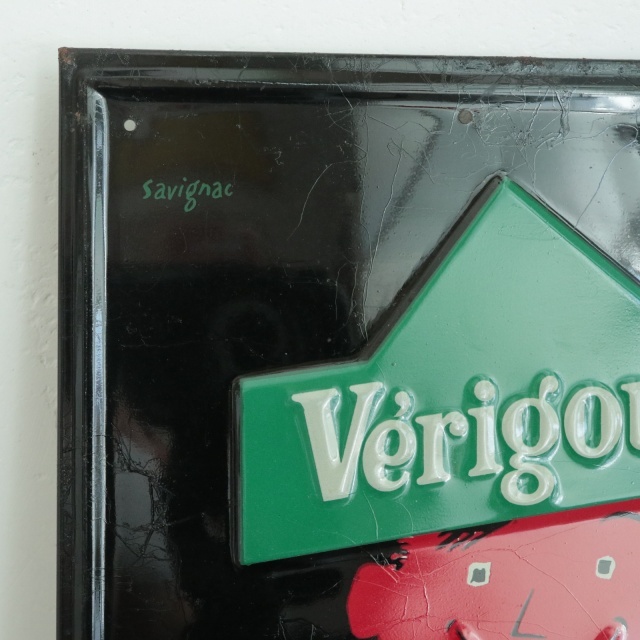 サヴィニャック ビンテージ看板 Verigoud SAVIGNAC