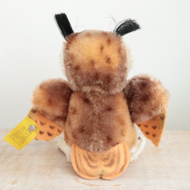 アンティーク シュタイフ フクロウ Steiff Wittie 10cm