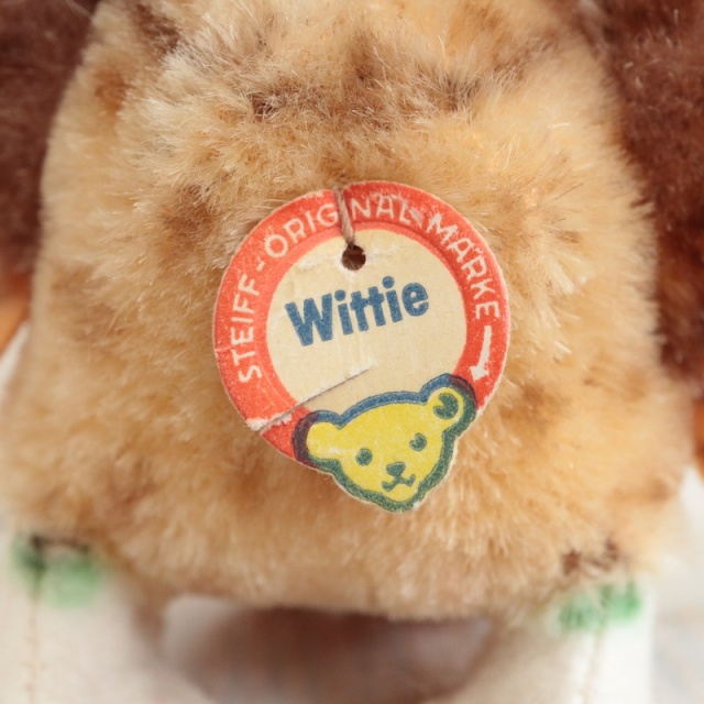 アンティーク シュタイフ フクロウ Steiff Wittie 10cm