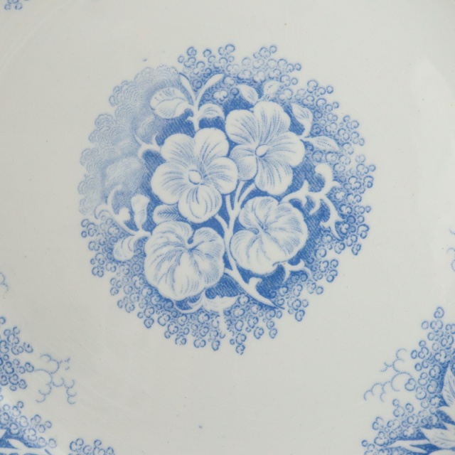 アンティーク プレート JARDINIERE 皿 フランス サルグミンヌ製 U&C SARREGUEMINES