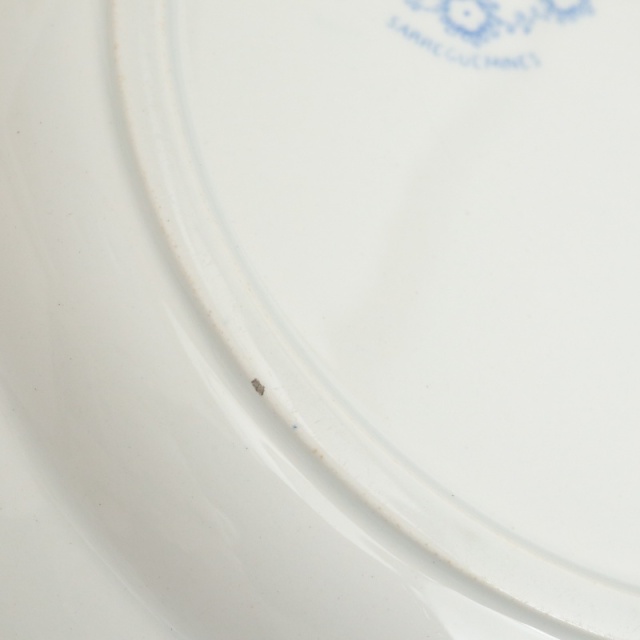 アンティーク プレート JARDINIERE 皿 フランス サルグミンヌ製 U&C SARREGUEMINES