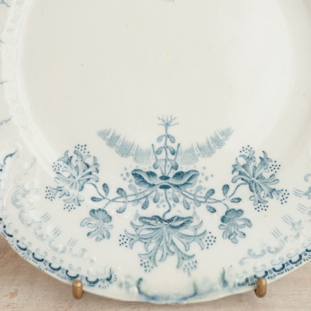 アンティーク プレート デザート皿 REGENCE フランス サンタマン製