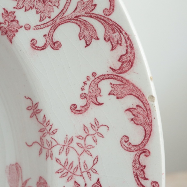 アンティーク プレート カンパニュラ 深皿 CAMPANULE フランス