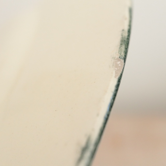 アンティーク プレート エルビエ デザート皿 HERBIER フランス サラン製 SALINS