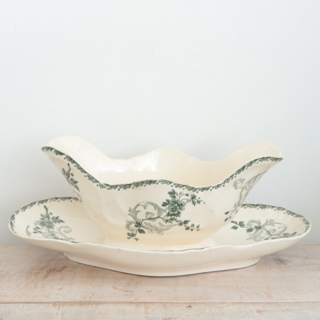 アンティーク ソーシエール REJANE フランス ロンウィー製 LONGWY