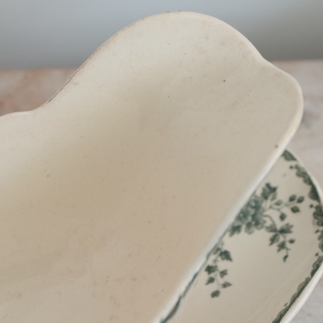 アンティーク ソーシエール REJANE フランス ロンウィー製 LONGWY