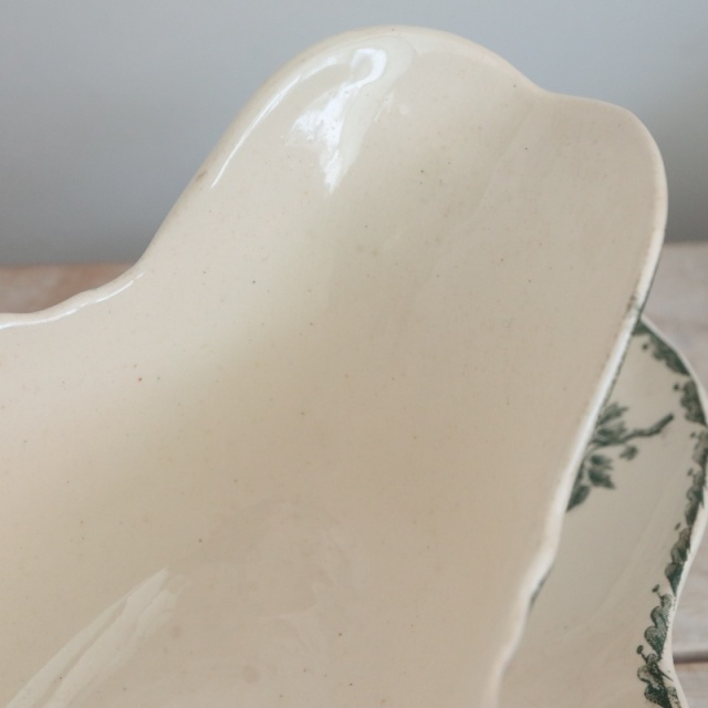 アンティーク ソーシエール REJANE フランス ロンウィー製 LONGWY