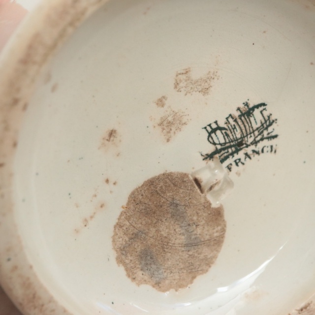 アンティーク ジャムポット FELIX POTIN フランス リュネヴィル製 KG