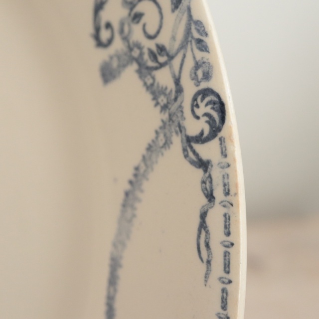 アンティーク プレート NAPOLEON 皿 フランス クレイユモントロー製 Creil Montereau