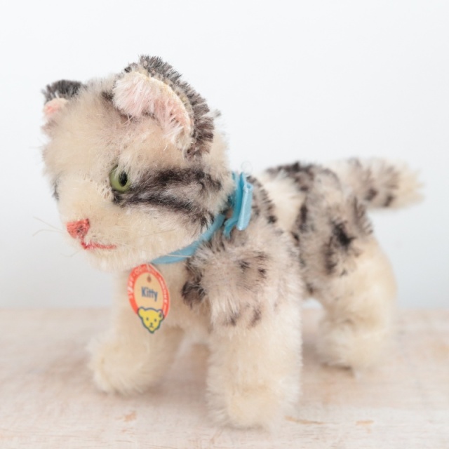 アンティーク シュタイフ ネコ Steiff Kitty 10cm