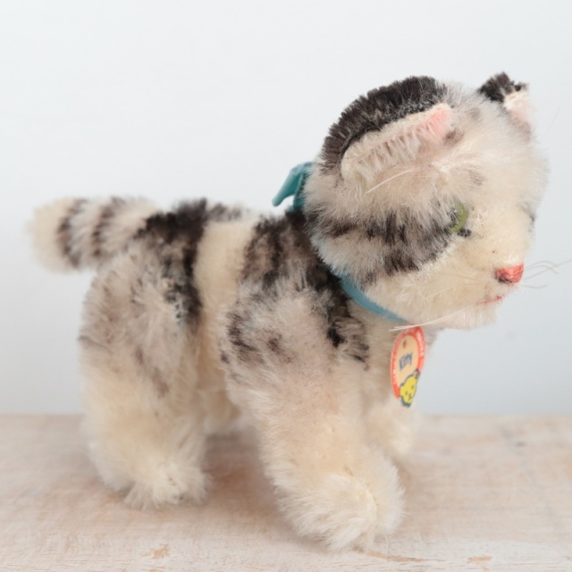 アンティーク シュタイフ ネコ Steiff Kitty 10cm