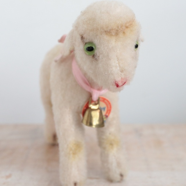 アンティーク シュタイフ ヒツジ Steiff Lamby 10cm