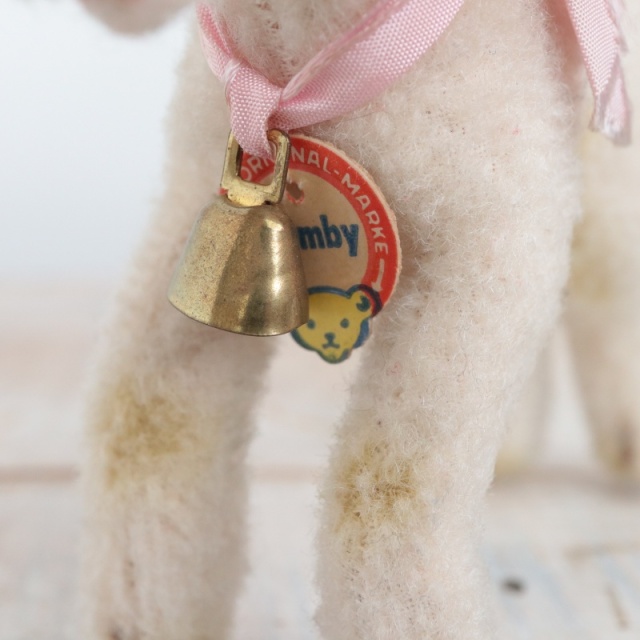 アンティーク シュタイフ ヒツジ Steiff Lamby 10cm