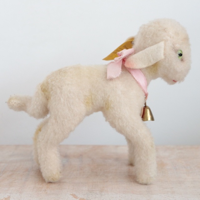 アンティーク シュタイフ ヒツジ Steiff Lamby 10cm
