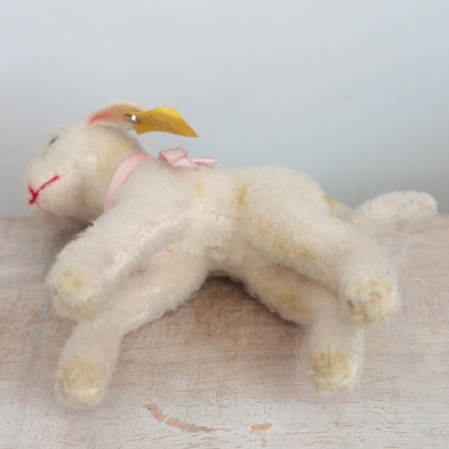 アンティーク シュタイフ ヒツジ Steiff Lamby 10cm