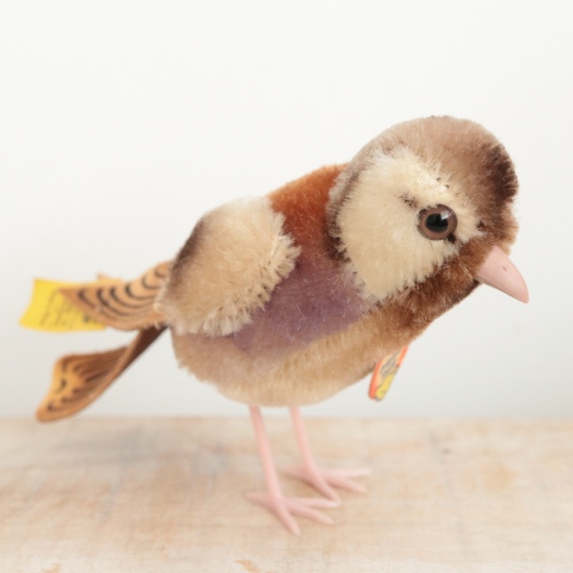 アンティーク シュタイフ スズメ Steiff Spatz 10cm