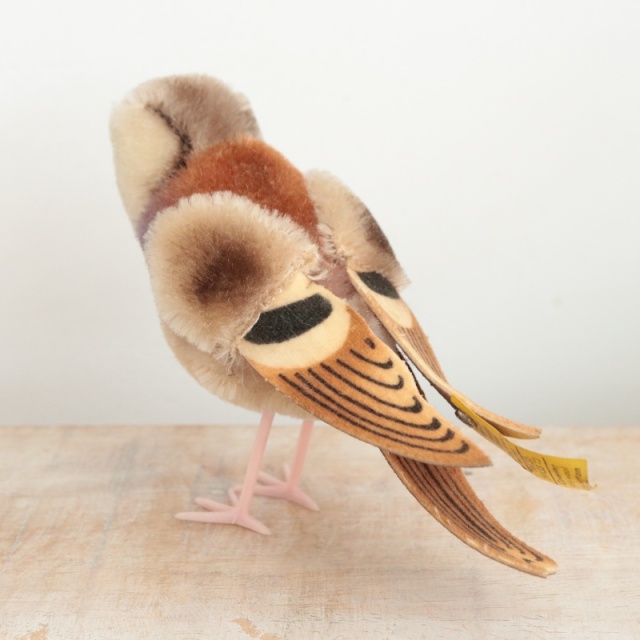 アンティーク シュタイフ スズメ Steiff Spatz 10cm