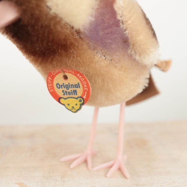 アンティーク シュタイフ スズメ Steiff Spatz 10cm