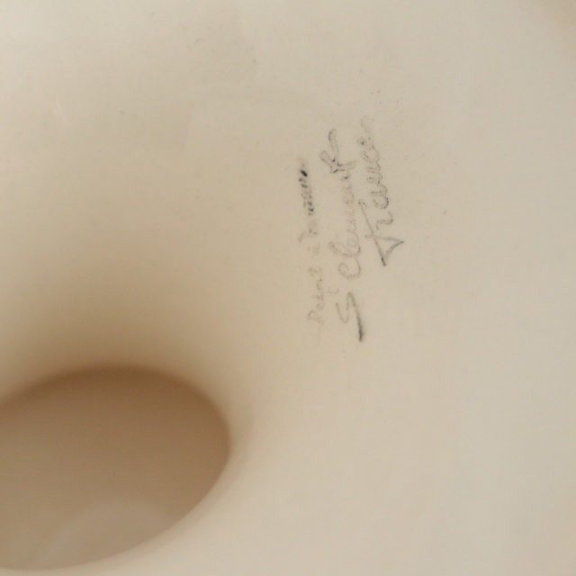 【美品】 フランスアンティーク コンポティエ バルボティーヌ サンクレモン窯 フランスアンティーク St Clément サンクレモン窯 バルボ