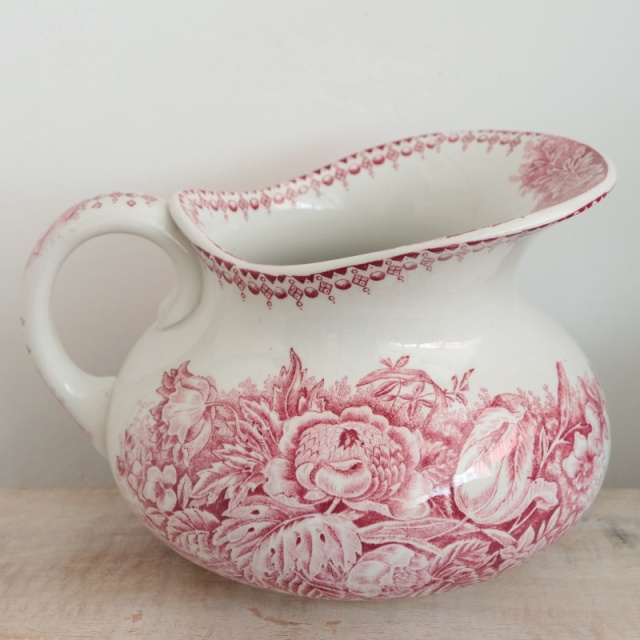 アンティーク ピシェ JARDINIERE フランス ロンウィー製 LONGWY
