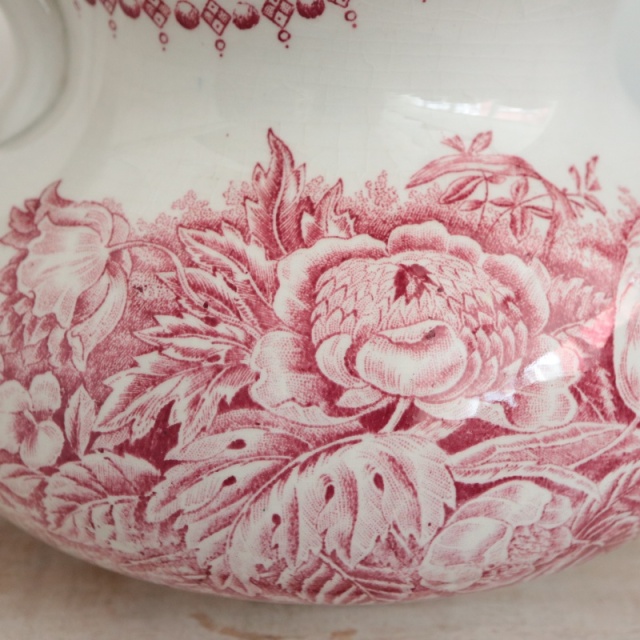 アンティーク ピシェ JARDINIERE フランス ロンウィー製 LONGWY