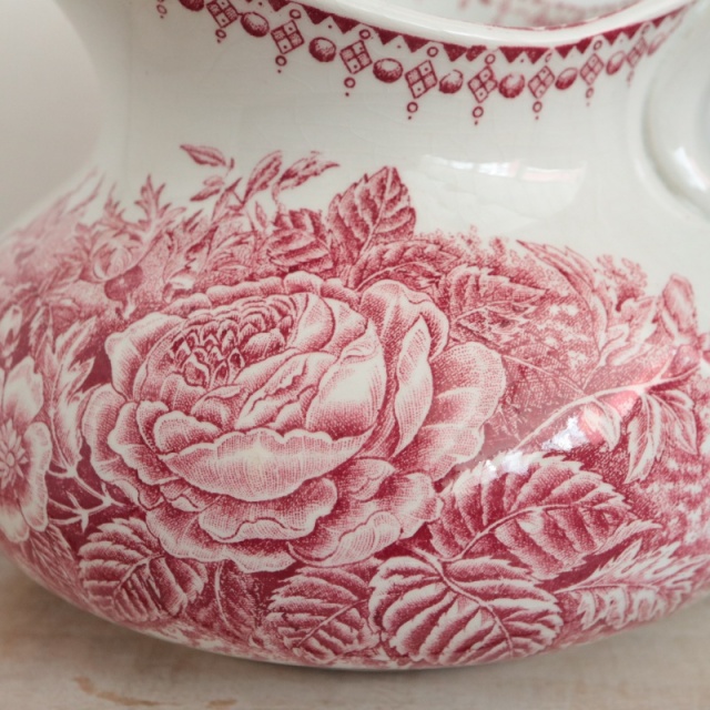アンティーク ピシェ JARDINIERE フランス ロンウィー製 LONGWY