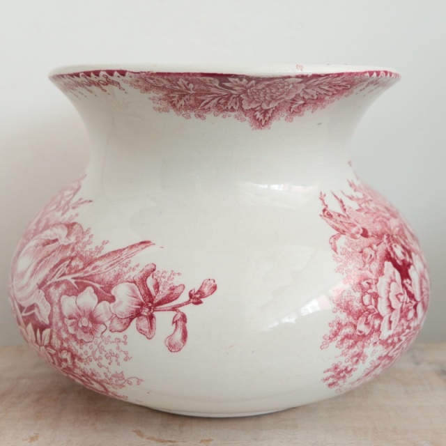 アンティーク ピシェ JARDINIERE フランス ロンウィー製 LONGWY
