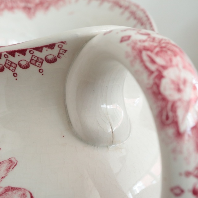 アンティーク ピシェ JARDINIERE フランス ロンウィー製 LONGWY