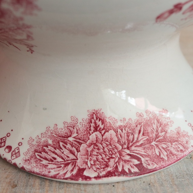 アンティーク ピシェ JARDINIERE フランス ロンウィー製 LONGWY