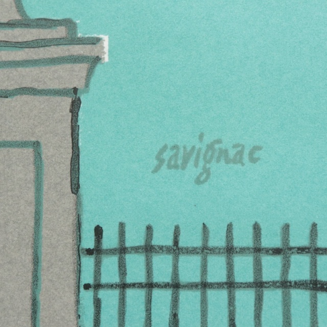 サヴィニャック チュイルリー公園祭 ヴィンテージポスター Savignac