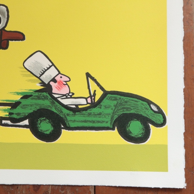 レイモン サヴィニャック セブの圧力鍋 リトグラフ ポスター SEB SAVIGNAC