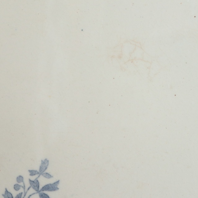 アンティーク プレート 大皿 小鳥 LINOTTE フランス クレイユモントロー製 Creil Montereau