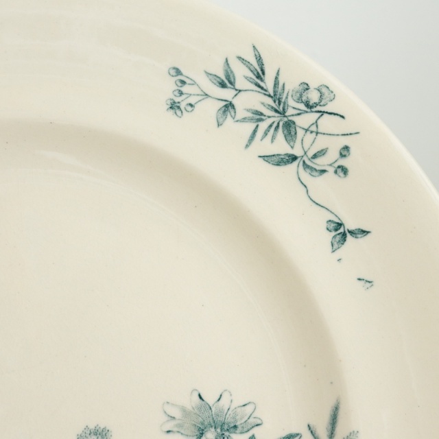 アンティークプレート 小鳥 皿 MIGNON フランス ロンウィー製 LONGWY