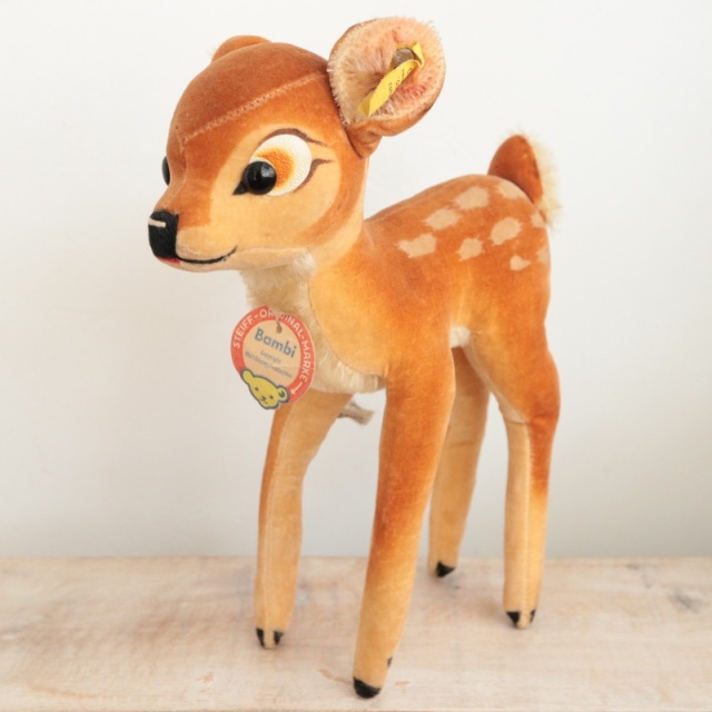 アンティーク シュタイフ バンビ Steiff Bambi 22cm