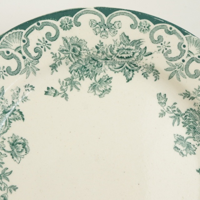 INNES CHAMBERS アンティークプレート WOOD&SONS社B&W オーバルプレート（36.5x28.5cm） イギリス