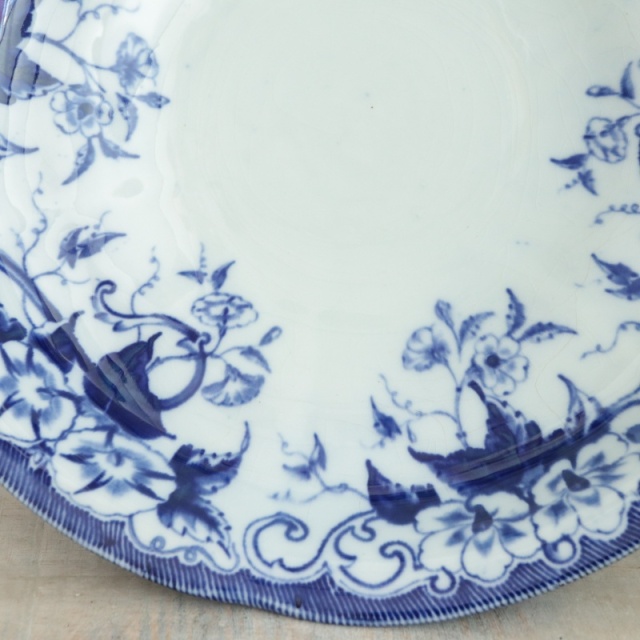 【美品】フランスアンティーク クレイユモントロー Flora コンポティエ アンティーク コンポティエ FLORA フランス クレイユモントロー