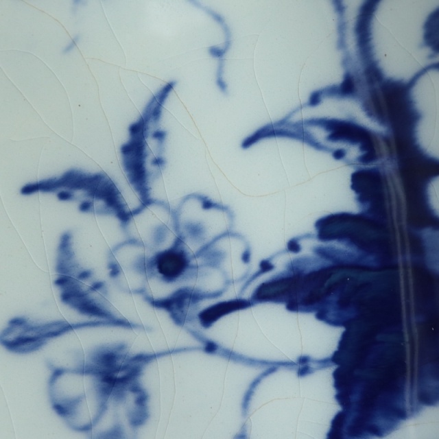 アンティーク コンポティエ FLORA フランス クレイユモントロー製 Creil Montereau
