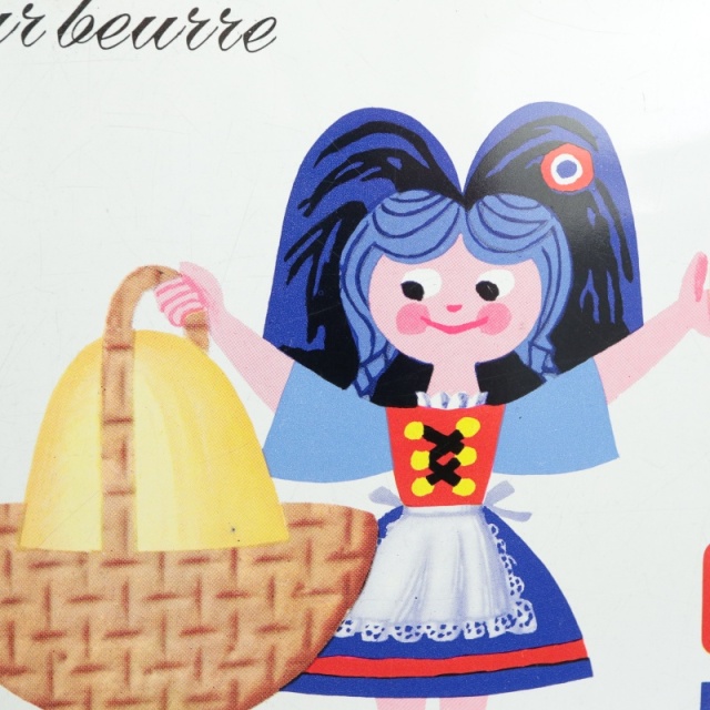 エルベ・モルバン アルザシェンヌ ビスケット缶  L'ALSACIENNE GRILL'OR