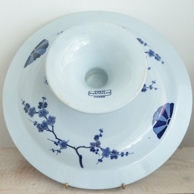 アンティーク コンポティエ ジャポン 脚付き皿 JAPON フランス