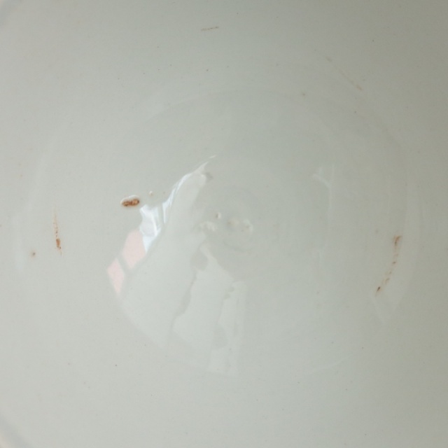 アンティーク カフェオレボウル フルーツ フランス クレイユモントロー製 Creil Montereau