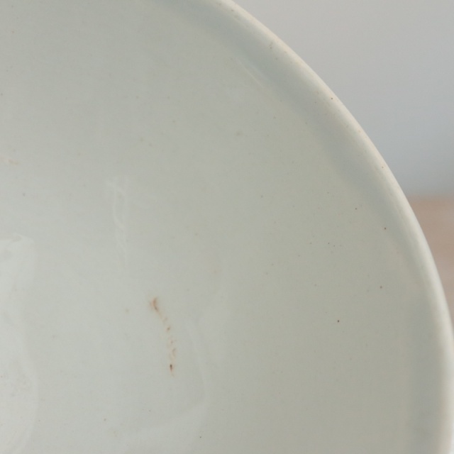 アンティーク カフェオレボウル フルーツ フランス クレイユモントロー製 Creil Montereau