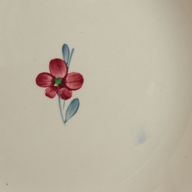 アンティーク プレート MARY LOU 深皿 フランス サルグミンヌ製