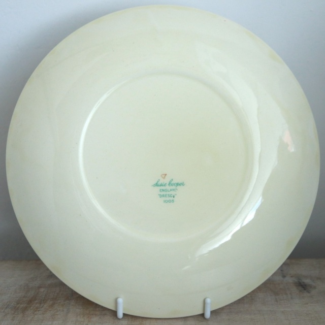スージークーパー ドレスデンスプレイ ピンク プレート SUSIE COOPER