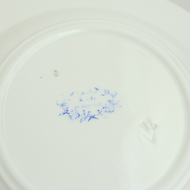 アンティークプレート EGLANTINES 皿 フランス リュネヴィル製 KG Luneville