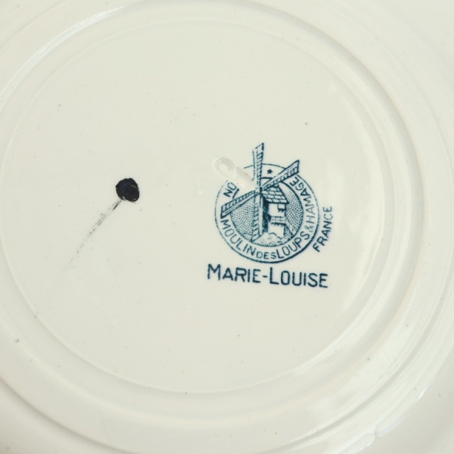 希少　美品　ムーランデルー　マリールイーズ　フランスアンティーク アンティーク プレート マリールイーズ 皿 MARIE LOUISE フランス