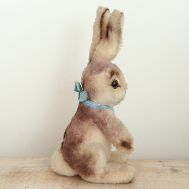 アンティーク シュタイフ ウサギ Steiff Dralon Rabbit 17cm