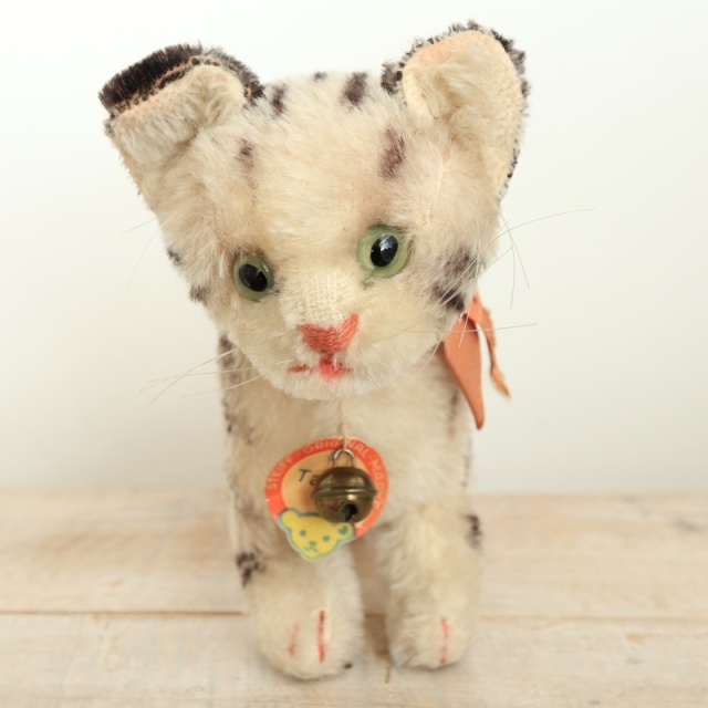 アンティーク シュタイフ ネコ Steiff Tabby 14cm