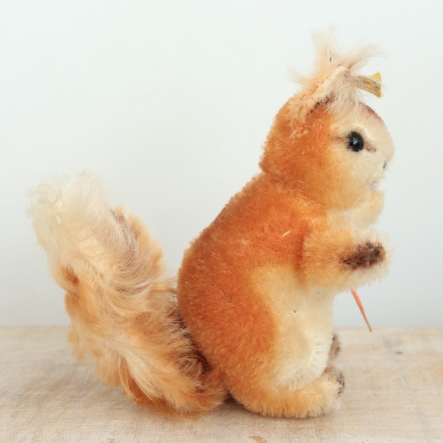 アンティーク シュタイフ リス Steiff Possy 10cm